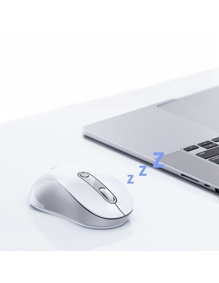 
Belaidė ergonomiška „Bluetooth“ pelė F02 – balta
