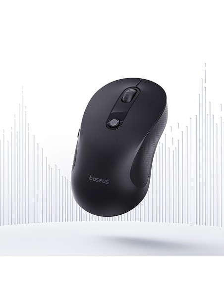 
Belaidė ergonomiška „Bluetooth“ pelė F02 - juoda
