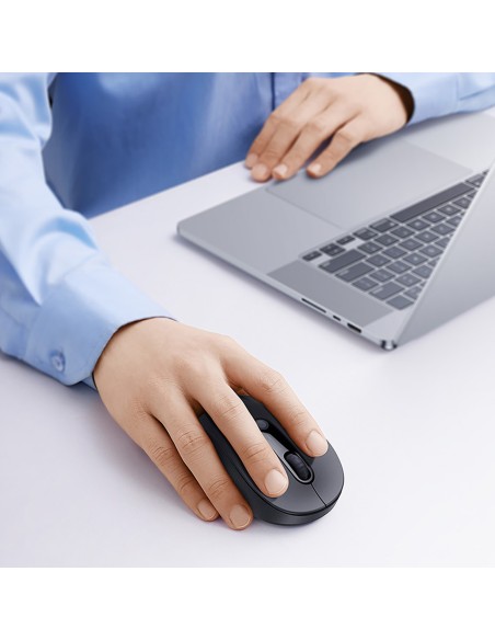 
Belaidė ergonomiška „Bluetooth“ pelė F02 - juoda
