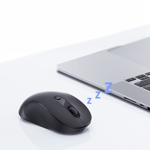 
Belaidė ergonomiška „Bluetooth“ pelė F02 - juoda
