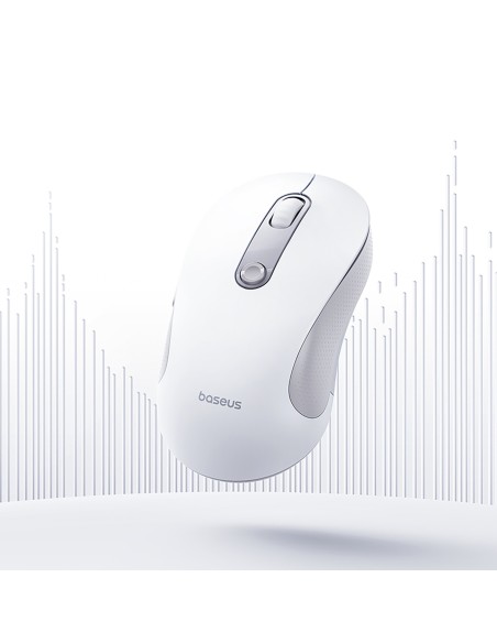 
Belaidė ergonomiška USB 2.4GHz pelė F02 - balta
