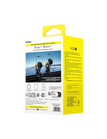 
„PrimeTrip VC1 Air MagSafe“ magnetinis automobilio išmaniojo telefono laikiklis prietaisų skydeliui – juodas
