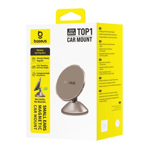 
„GoTrip DC1 MagSafe“ magnetinis automobilinis laikiklis išmaniajam telefonui ant priekinio stiklo ir prietaisų skydelio...