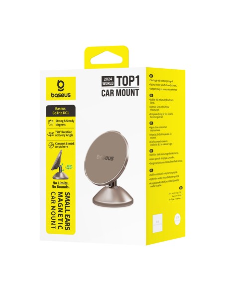 
„GoTrip DC1 MagSafe“ magnetinis automobilinis laikiklis išmaniajam telefonui ant priekinio stiklo ir prietaisų skydelio...