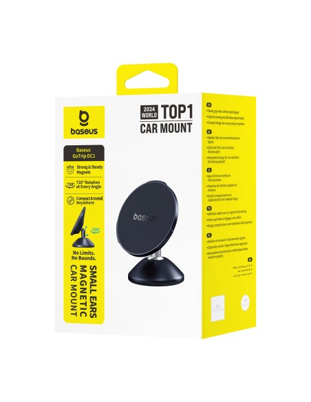 
„GoTrip DC1 MagSafe“ magnetinis automobilinis išmaniųjų telefonų laikiklis, tvirtinamas prie priekinio stiklo ir prieta...