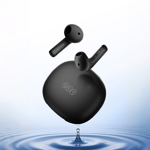 
„AilyBuds E10 ENC LDAC Hi-Res Audio IPX4“ belaidės „Bluetooth“ ausinės – juodos
