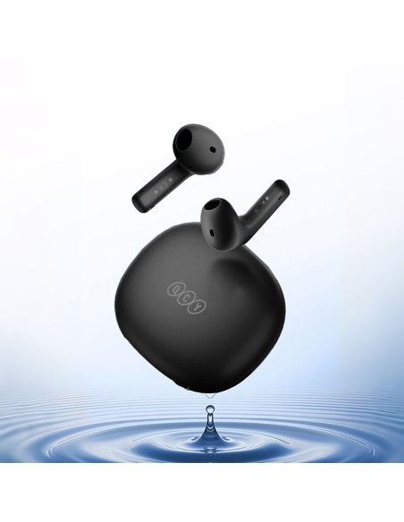 
„AilyBuds E10 ENC LDAC Hi-Res Audio IPX4“ belaidės „Bluetooth“ ausinės – juodos

