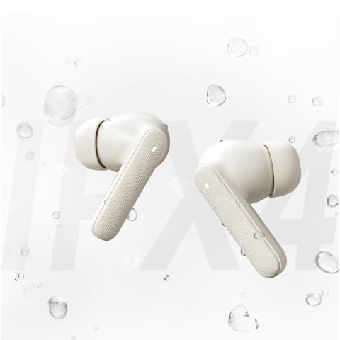 
„Buds ENC SBC IPX4“ belaidės „Bluetooth“ ausinės – baltos
