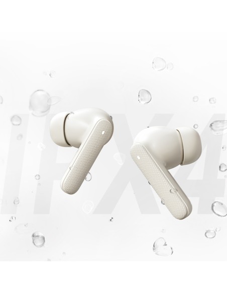 
„Buds ENC SBC IPX4“ belaidės „Bluetooth“ ausinės – baltos
