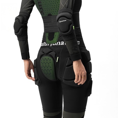 
Klubų apsaugos slidėms, snieglentėms ir pačiūžoms, Advanced dydis XL - juodos
