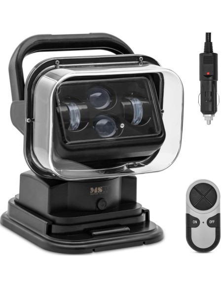 LED paieškos lemputė su magnetiniu pagrindu ir nuotolinio valdymo pulteliu automobiliniam laivui 9-32V 60W LED paieškos lemputė su magnetiniu pagrindu ir nuotolinio valdymo pulteliu automobiliniam laivui 9-32V 60W