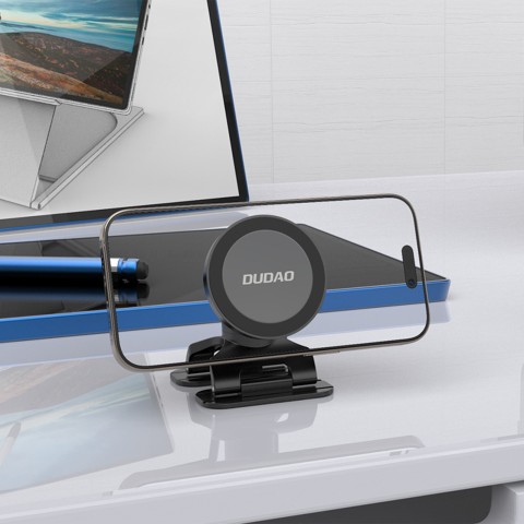 
„MagSafe“ automobilio išmaniojo telefono laikiklis prietaisų skydeliui ir priekiniam stiklui – juodas
