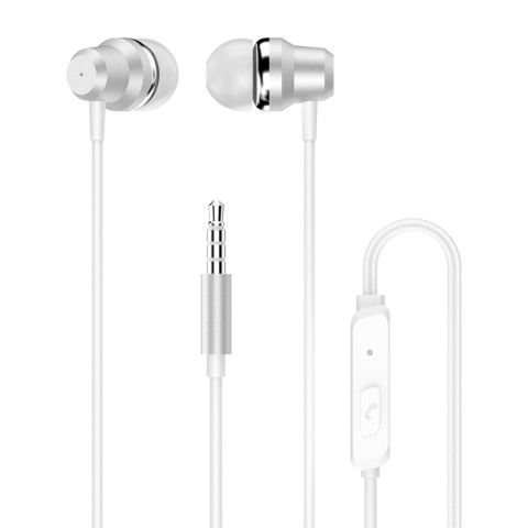 
X10PRO laidinės į ausis įdedamos ausinės su nuotolinio valdymo pultu, 3,5 mm mini lizdas - baltos
