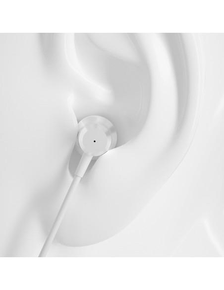 
X10PRO laidinės į ausis įdedamos ausinės su nuotolinio valdymo pultu, 3,5 mm mini lizdas - baltos
