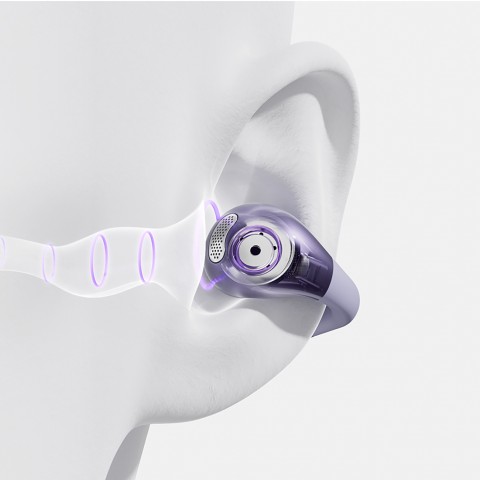 
„Crossky C30 OWS IPX4“ belaidės „Bluetooth“ ausinės – violetinės
