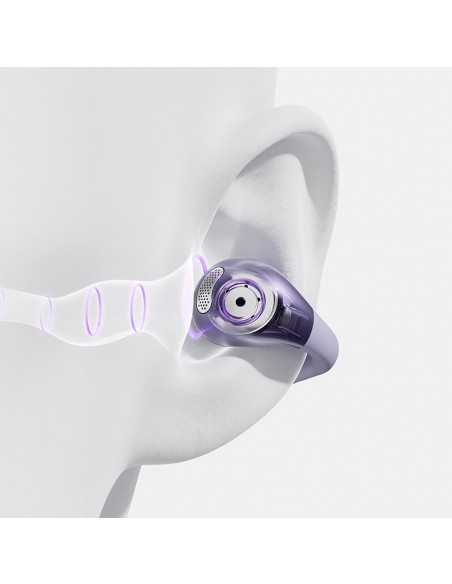 
„Crossky C30 OWS IPX4“ belaidės „Bluetooth“ ausinės – violetinės
