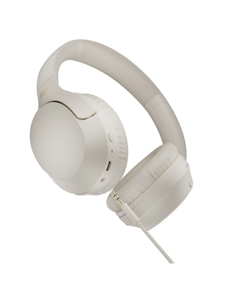 
H2 Pro ENC belaidės „Bluetooth“ ausinės, uždedamos ant ausies – baltos
