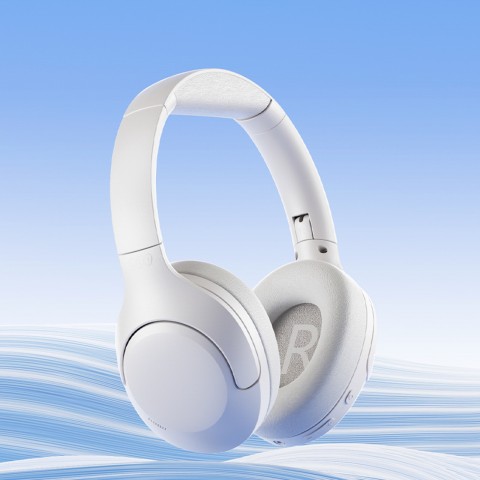 
H3 Lite ANC belaidės „Bluetooth“ ausinės, uždengtos ausimis – baltos
