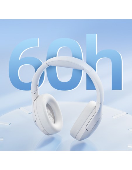 
H3 Lite ANC belaidės „Bluetooth“ ausinės, uždengtos ausimis – baltos

