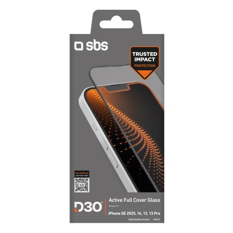 
Grūdintas stiklas su rėmeliu, skirtas iPhone 16e grūdintas stiklas D3O
