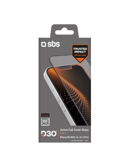 
Grūdintas stiklas su rėmeliu, skirtas iPhone 16e grūdintas stiklas D3O
