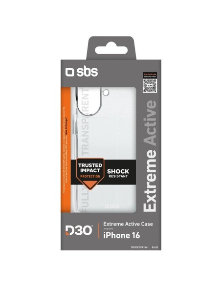 
Apsauginis dėklas, skirtas „iPhone 16e Extreme Active D3O“ – skaidrus
