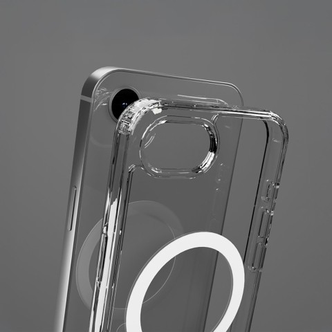 
iPhone 16e Extreme Mag D3O MagSafe apsauginis dėklas – skaidrus
