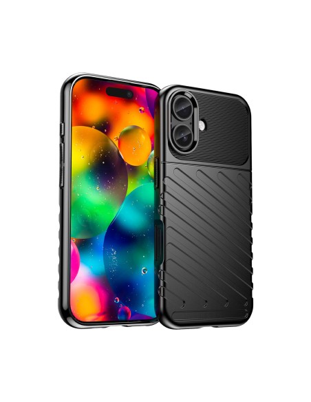 
„iPhone 17 Thunder“ galinis dangtelis – juodas
