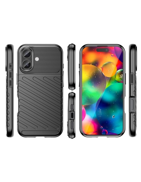 
„iPhone 17 Thunder“ galinis dangtelis – juodas
