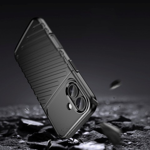 
„iPhone 17 Thunder“ galinis dangtelis – juodas
