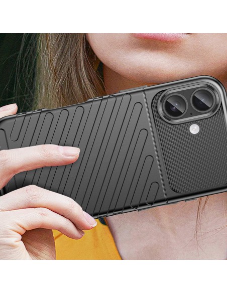
„iPhone 17 Thunder“ galinis dangtelis – juodas
