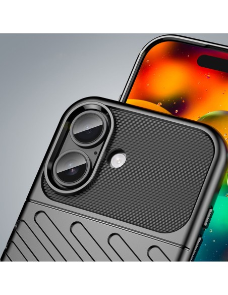 
„iPhone 17 Thunder“ galinis dangtelis – juodas
