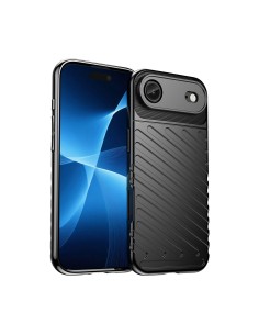 
„iPhone 17 Air Thunder“ galinis dangtelis – juodas
