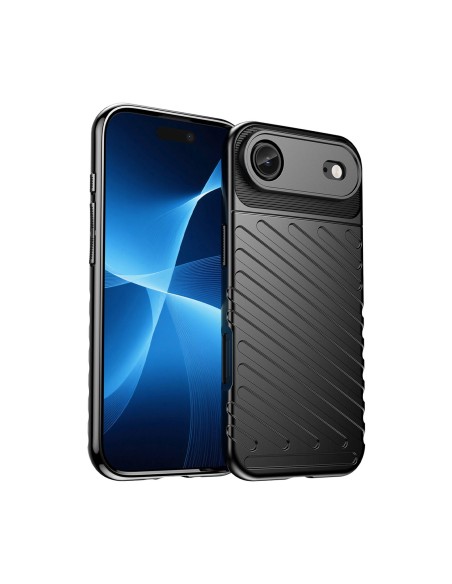 
„iPhone 17 Air Thunder“ galinis dangtelis – juodas

