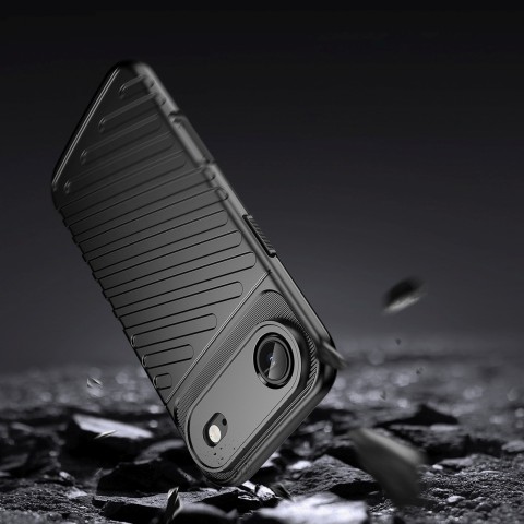
„iPhone 17 Air Thunder“ galinis dangtelis – juodas
