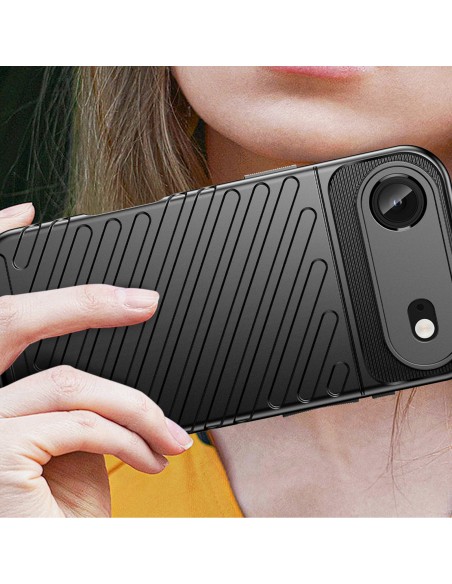
„iPhone 17 Air Thunder“ galinis dangtelis – juodas

