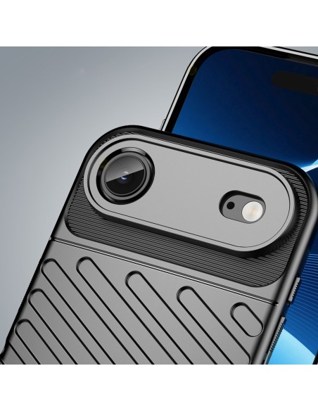 
„iPhone 17 Air Thunder“ galinis dangtelis – juodas

