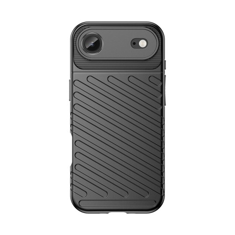 
„iPhone 17 Air Thunder“ galinis dangtelis – juodas
