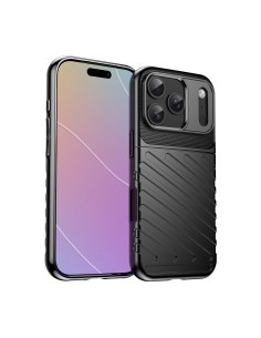 
„iPhone 17 Pro“ „Thunder“ dėklas – juodas
