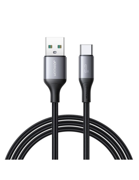 
USB-A - USB-C Flash serijos 3A 1 m kabelis - juodas

