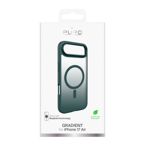 
„iPhone 17 Air“ TPU gradientinis „MagSafe“ dėklas – turkio spalvos
