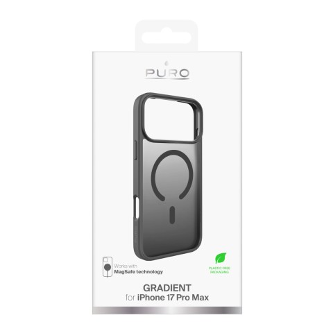 
„iPhone 17 Pro Max“ TPU gradientinis „MagSafe“ dėklas – pilkas

