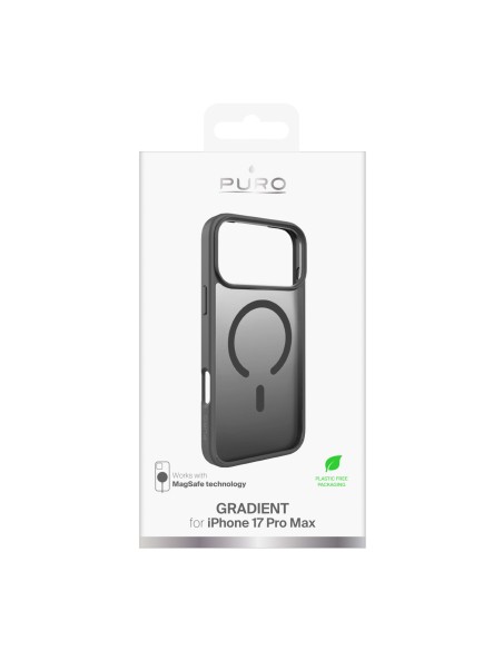 
„iPhone 17 Pro Max“ TPU gradientinis „MagSafe“ dėklas – pilkas
