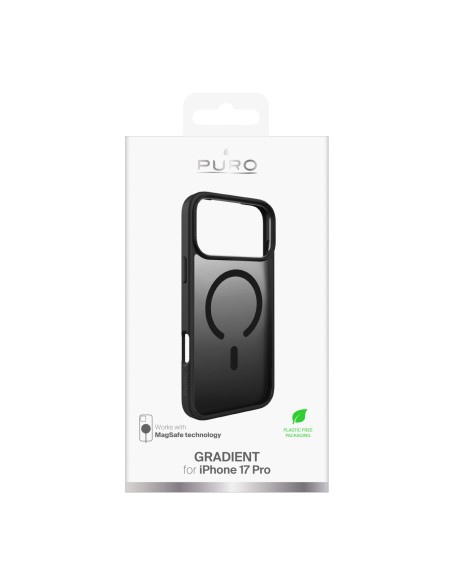 
„iPhone 17 Pro“ TPU gradientinis „MagSafe“ dėklas – juodas

