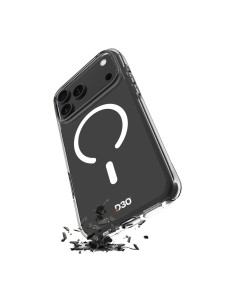 
„iPhone 17 Pro“ TPU PC smūgiams atsparus skaidrus D3O MagSafe dėklas – permatomas
