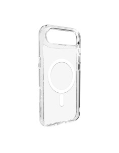 
„iPhone 17 Air TPU PC Lite MagSafe“ galinis dėklas – permatomas baltas žiedas
