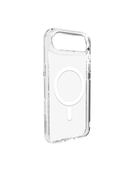
„iPhone 17 Air TPU PC Lite MagSafe“ galinis dėklas – permatomas baltas žiedas
