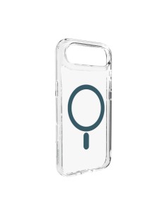 
„iPhone 17 Air TPU PC Lite MagSafe“ galinis dėklas – permatomas turkio spalvos žiedas
