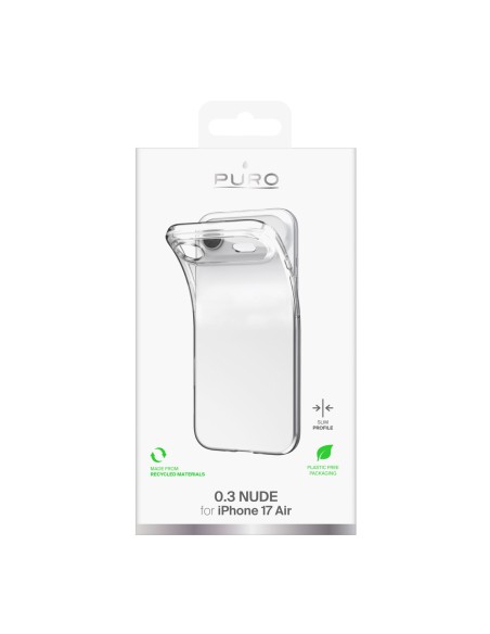 
iPhone 17 Air TPU dėklas 0.3, kūno spalvos, itin plonas – permatomas
