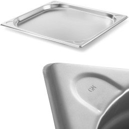 Kitchen Line GN 2/3 plieninis konteineris, aukštis 40 mm - Hendi 806210